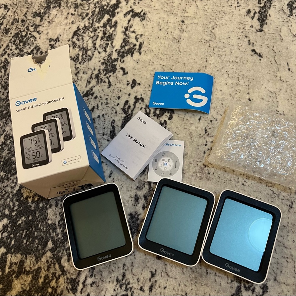 Govee Smart Thermo-Hygrometer pack of 3